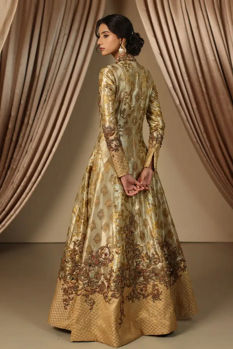 Musferah Saad - Eternal Grace - Antique Gold - Tensil Tissue  - 2 Piece