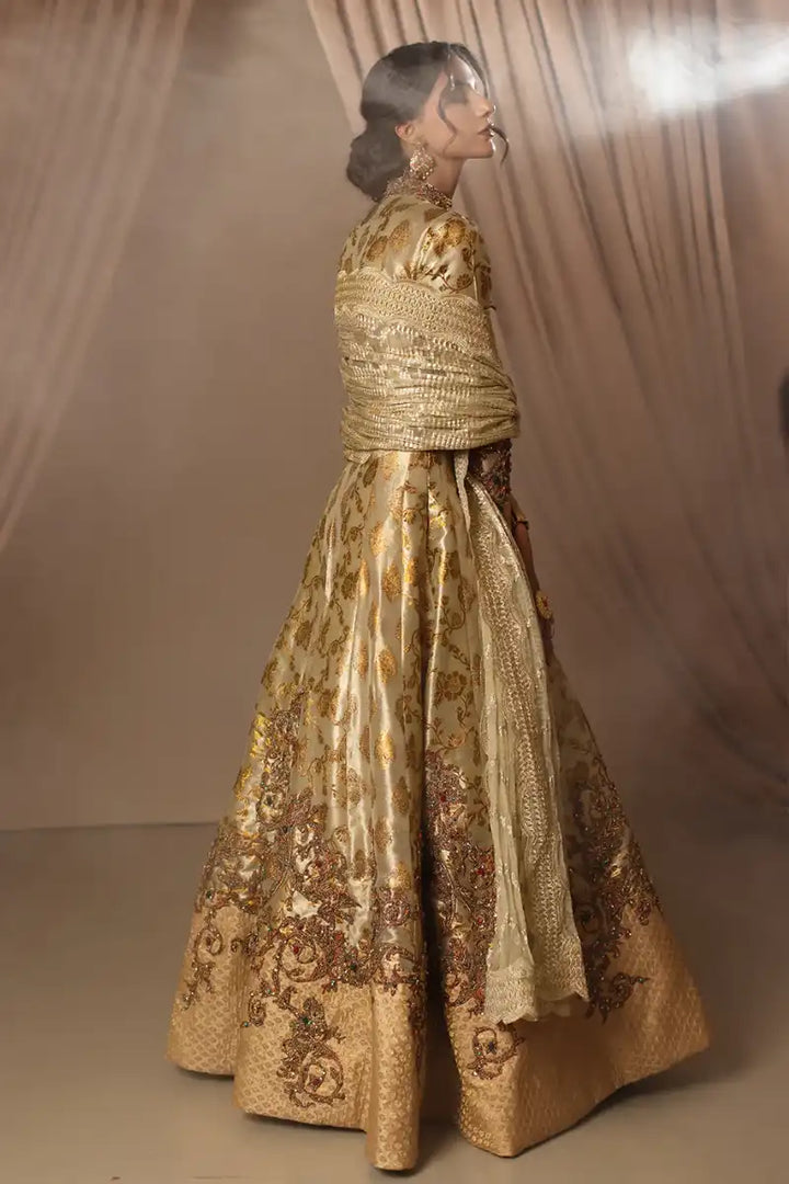 Musferah Saad - Eternal Grace - Antique Gold - Tensil Tissue  - 2 Piece