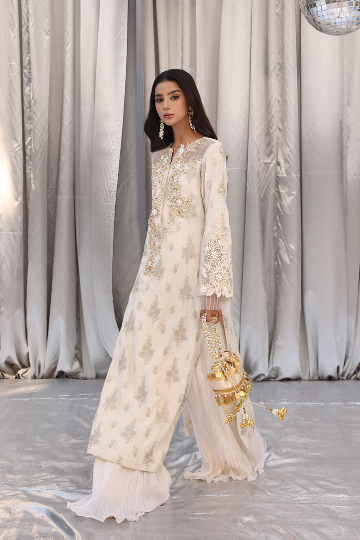 Musferah Saad - Ivory Muse - Raw Silk - 3 Piece