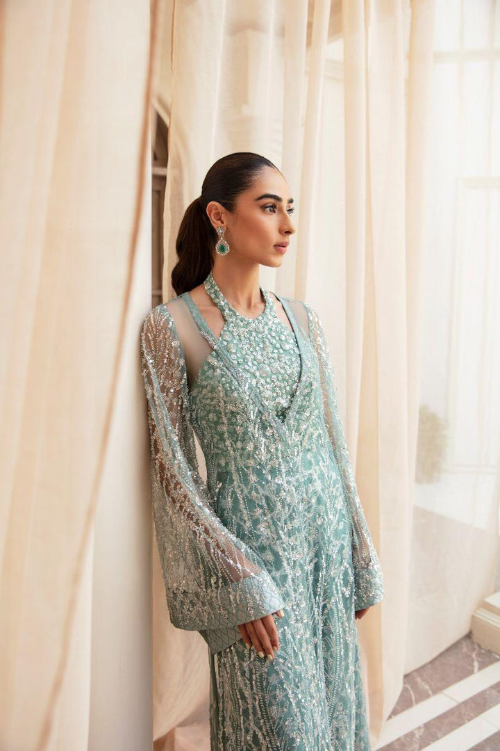 Musferah Saad - Lustrous Lumière - Bareeze Net & Organza - 3 Piece