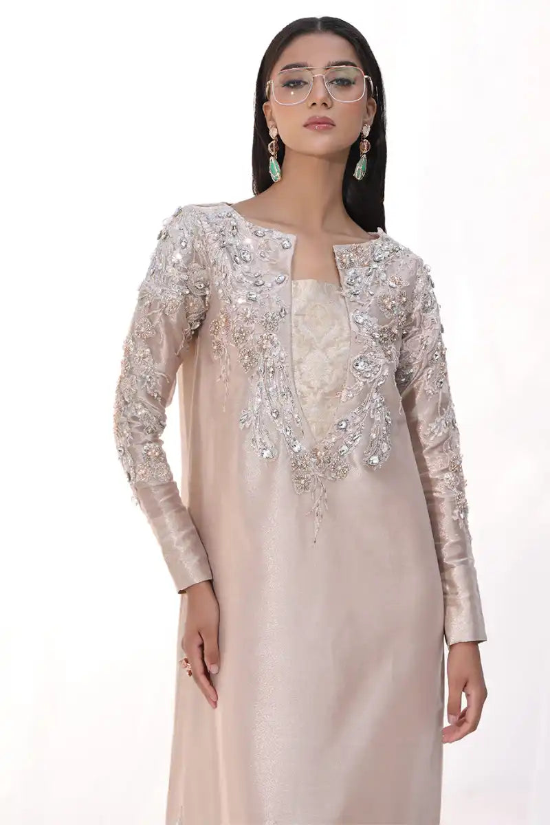 Musferah Saad - Moonlit Rose - Rose Gold - Tissue - 1 Piece