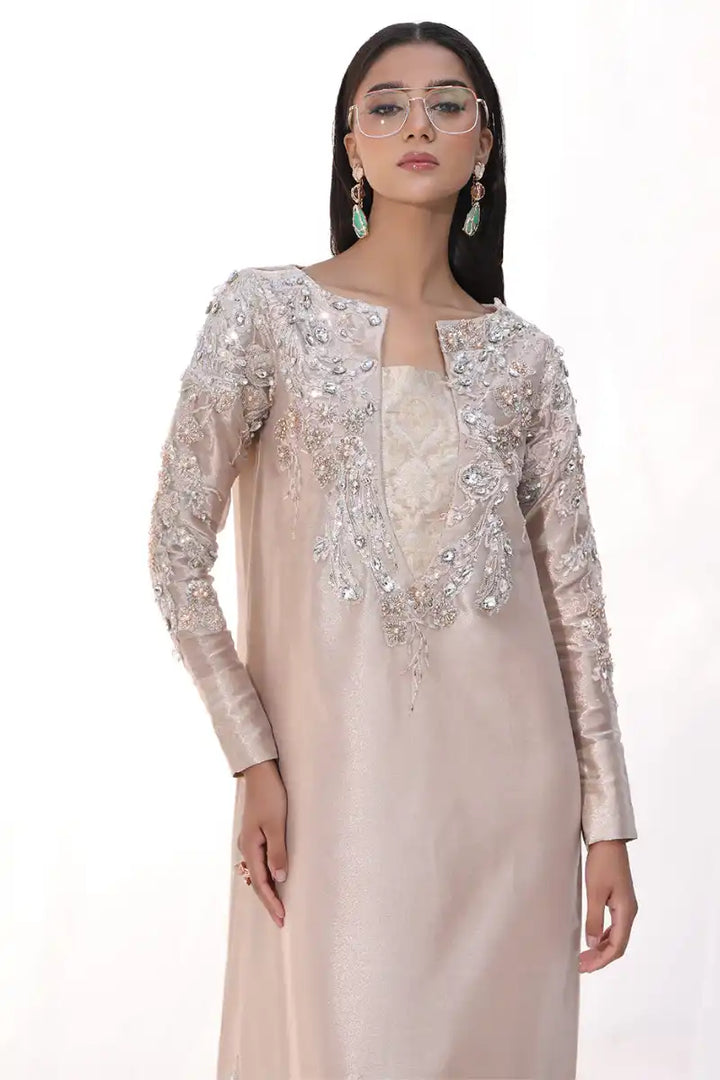 Musferah Saad - Moonlit Rose - Rose Gold - Tissue - 1 Piece