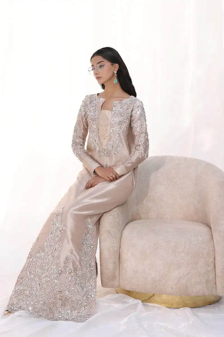 Musferah Saad - Moonlit Rose - Rose Gold - Tissue - 1 Piece