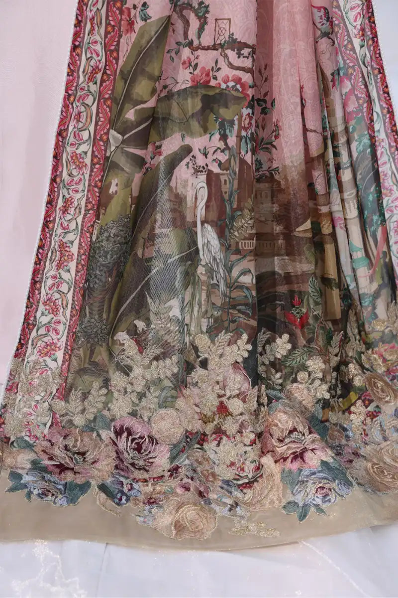 Musferah Saad - Mystic Blush - Powder Pink - Silk - 3 Piece