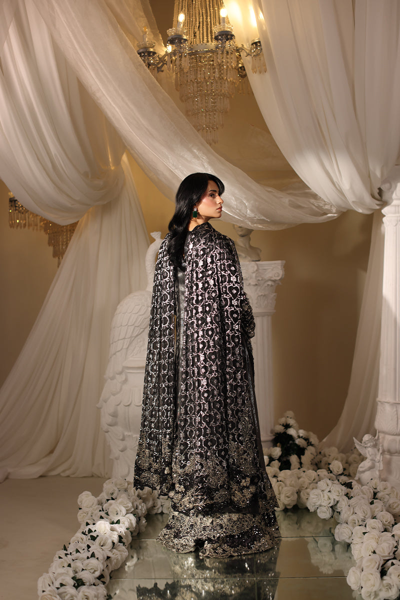 Musferah Saad Royal Eclipse Suit Midnight Obsidian 2 Piece