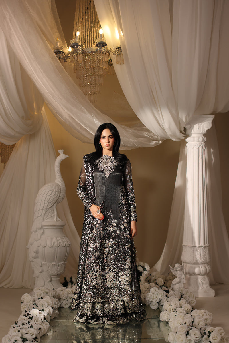 Musferah Saad Royal Eclipse Suit Midnight Obsidian 2 Piece