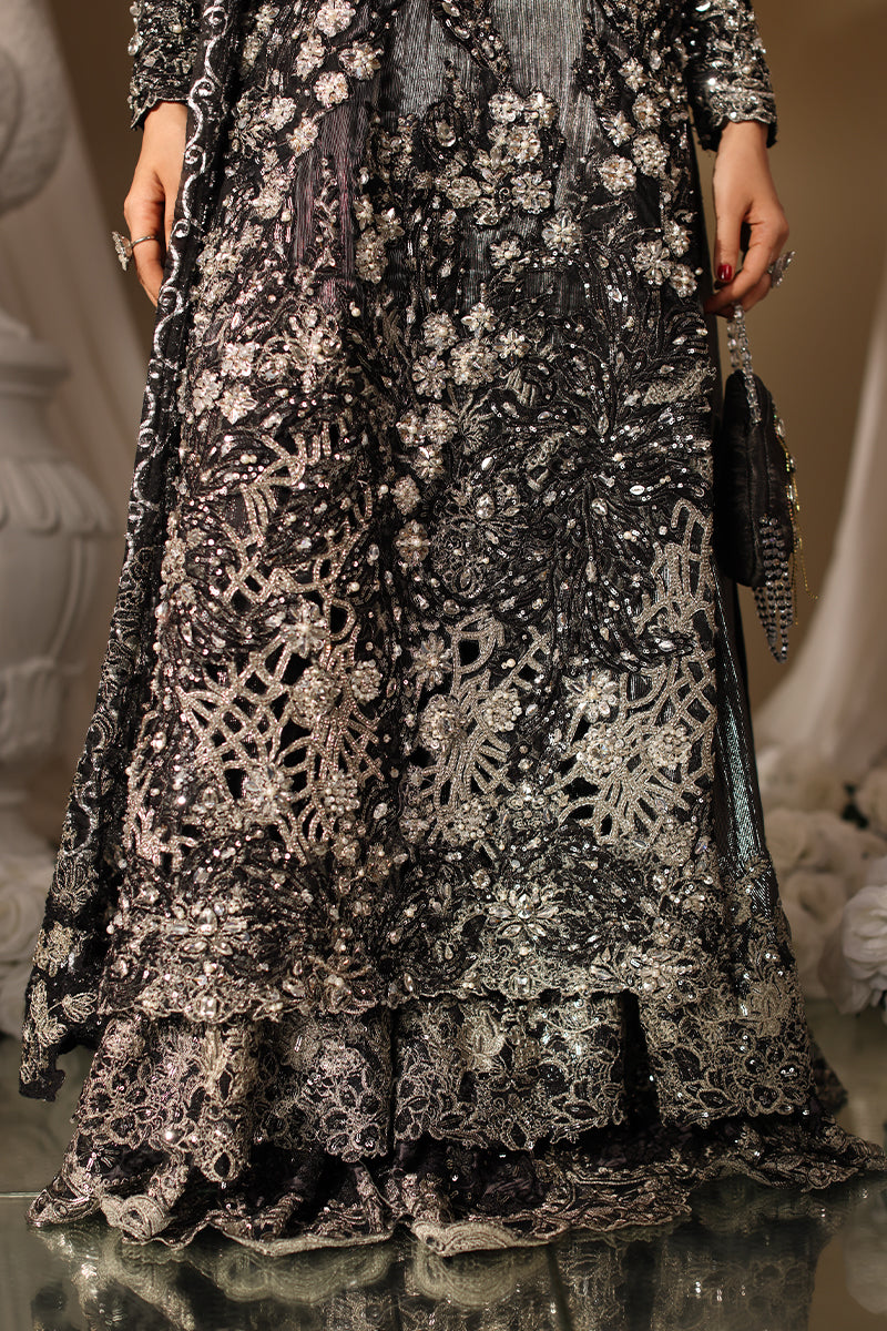 Musferah Saad Royal Eclipse Suit Midnight Obsidian 2 Piece