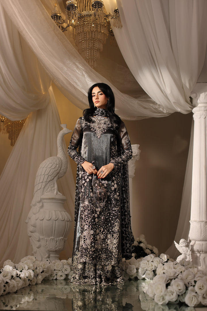 Musferah Saad Royal Eclipse Suit Midnight Obsidian 2 Piece