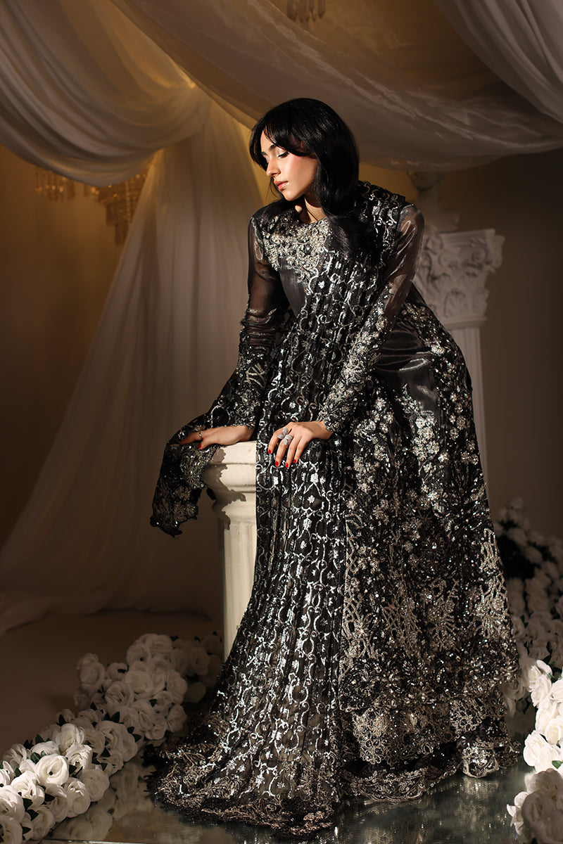 Musferah Saad Royal Eclipse Suit Midnight Obsidian 2 Piece