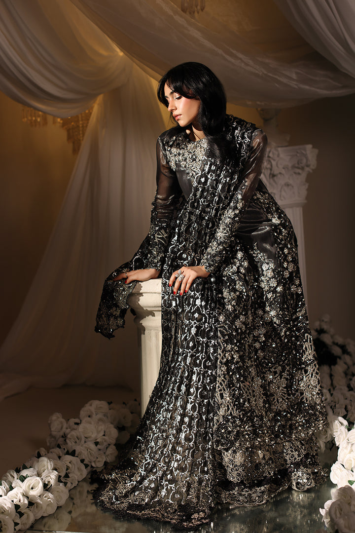 Musferah Saad Royal Eclipse Suit Midnight Obsidian 2 Piece