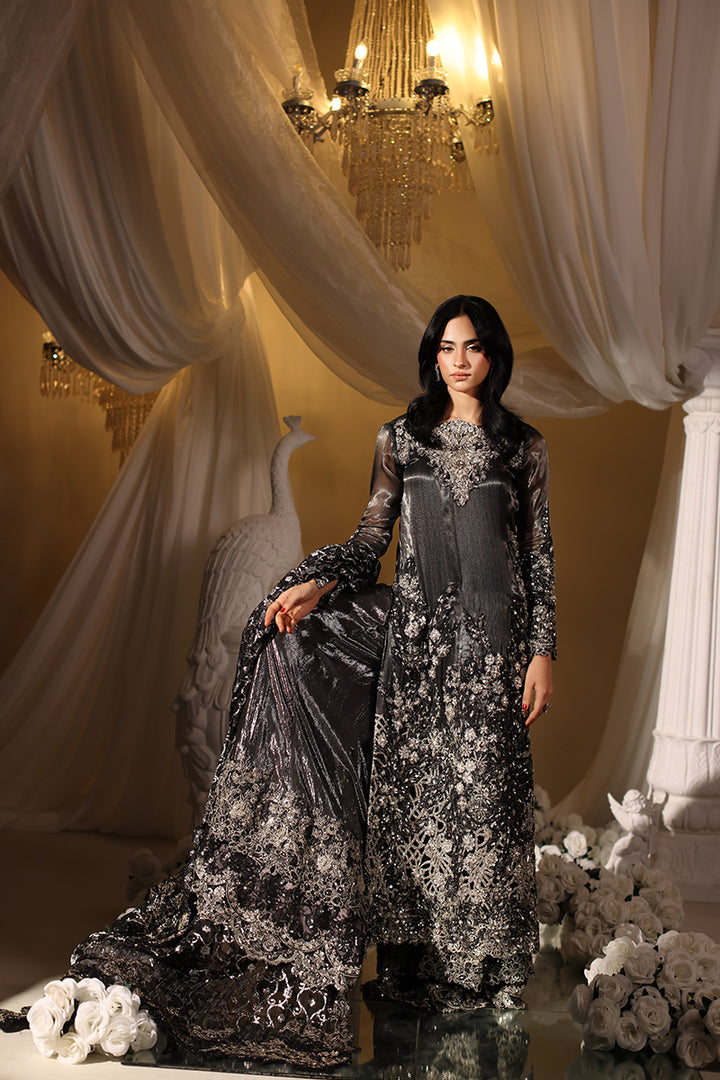 Musferah Saad Royal Eclipse Suit Midnight Obsidian 2 Piece