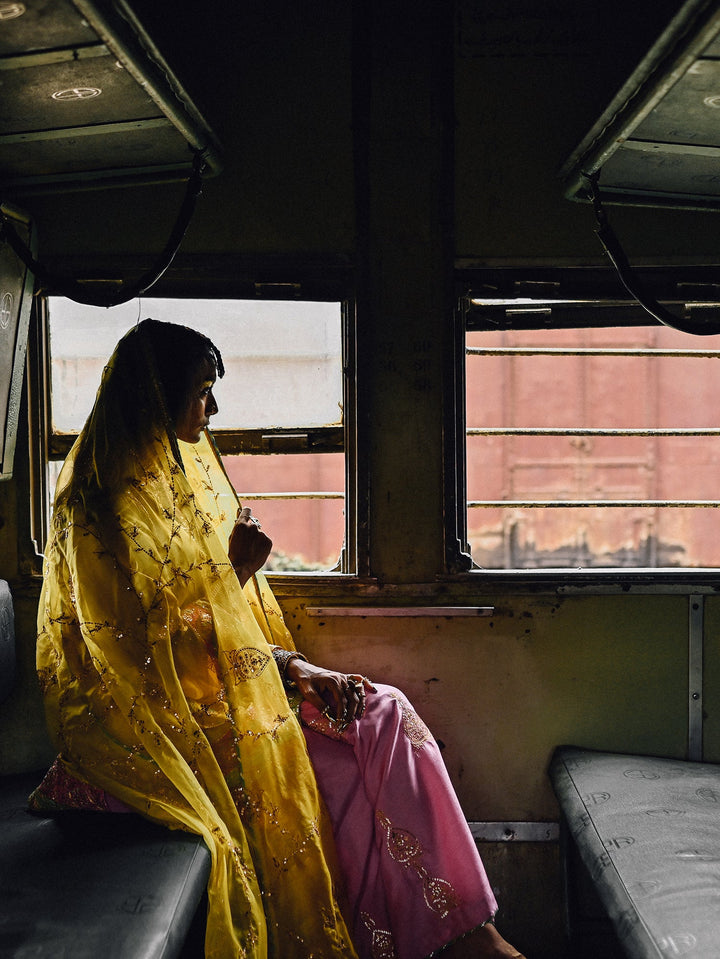 Sanam Chaudhri LEELA Yellow 1 Piece