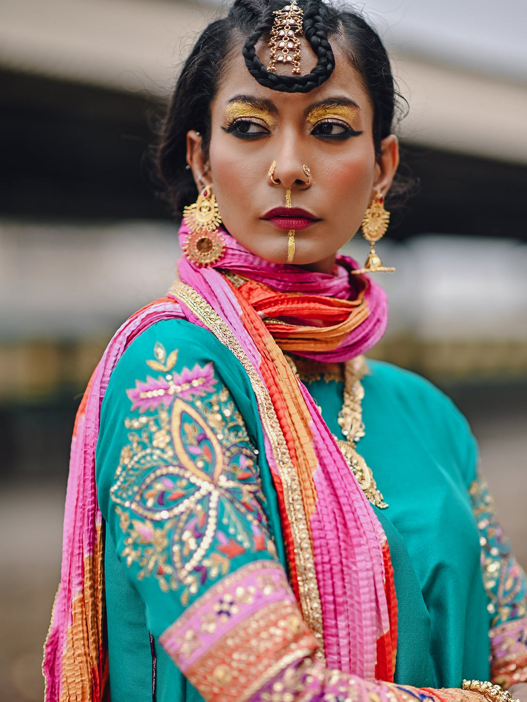 Sanam Chaudhri JAYA Green 2 Piece