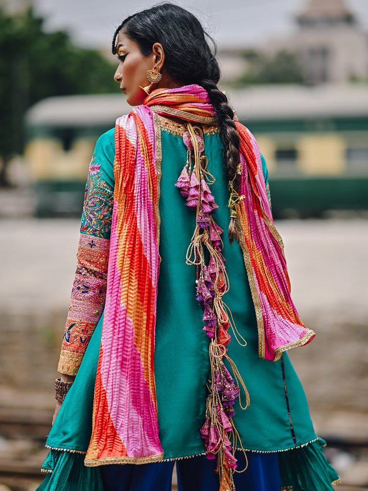 Sanam Chaudhri JAYA Green 2 Piece