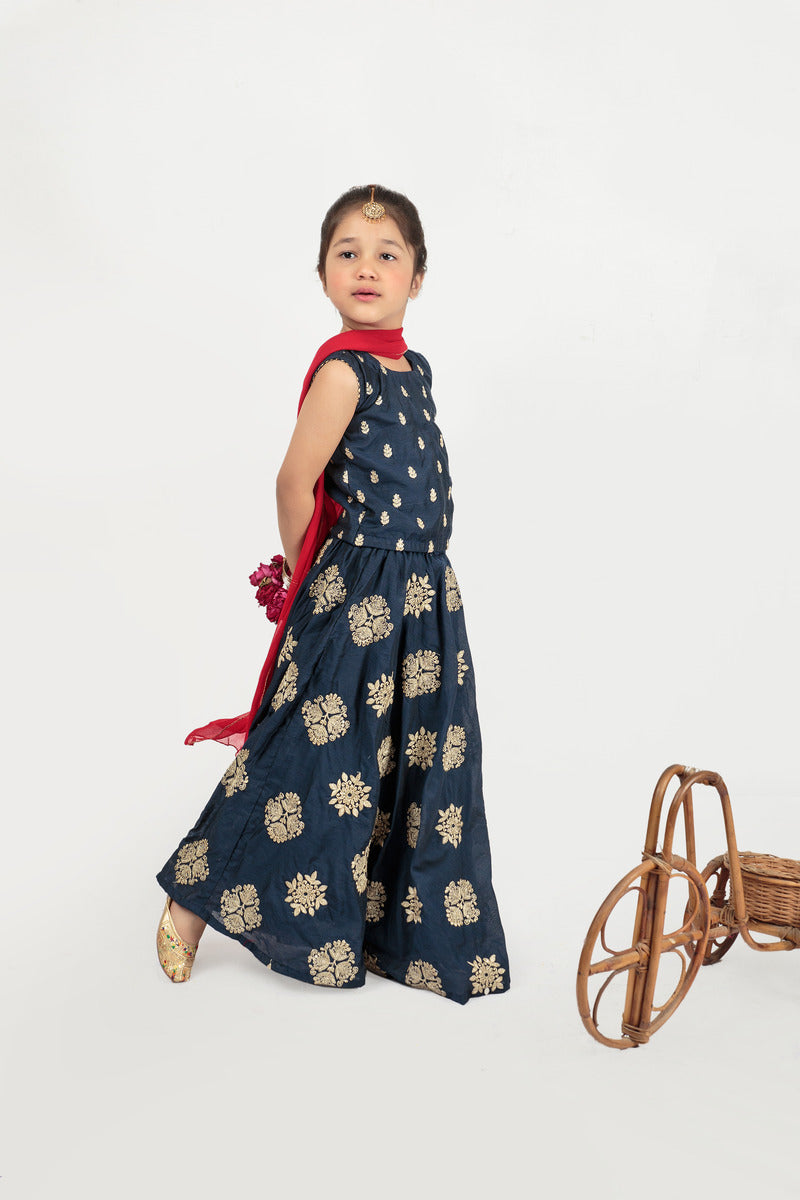 Cheeco Chic - Nbleid25 - Navy Blue - Sequence and Zarri - 3 Piece