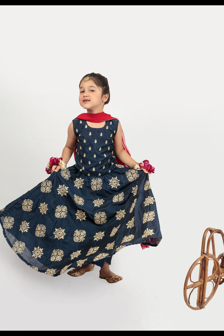 Cheeco Chic - Nbleid25 - Navy Blue - Sequence and Zarri - 3 Piece