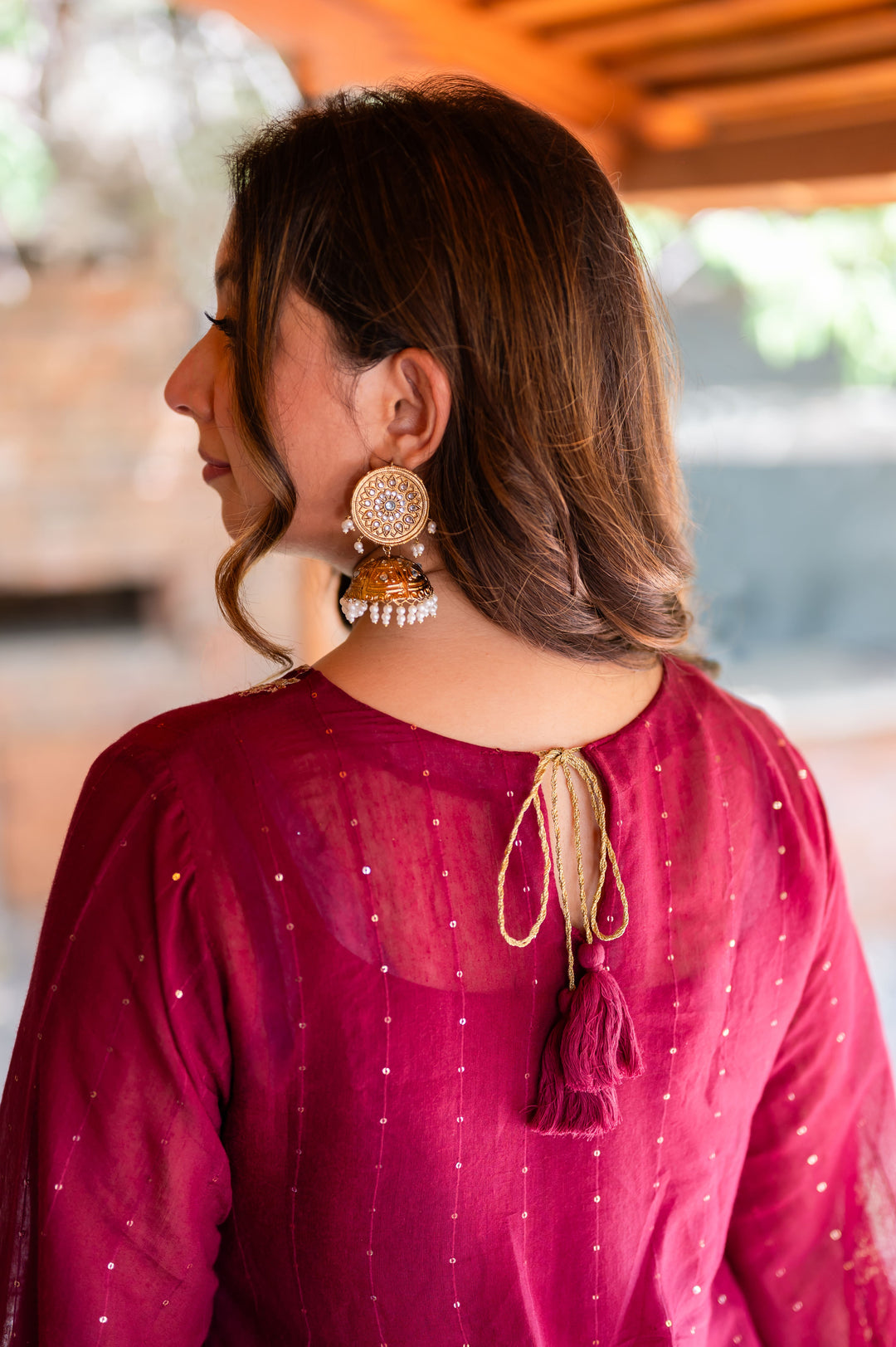 Omal by Komal - Sia - Plum - Lawn & Chiffon - 3 Piece