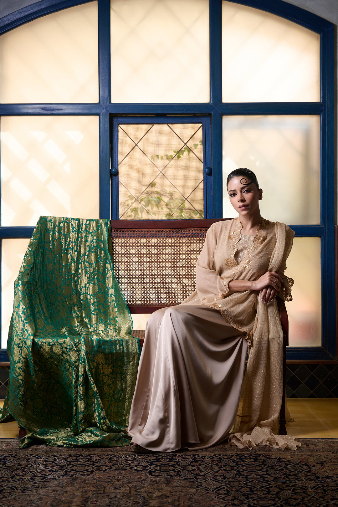 Maheen Khan - Layla - BIEGE - CHIFFON - 3 Piece