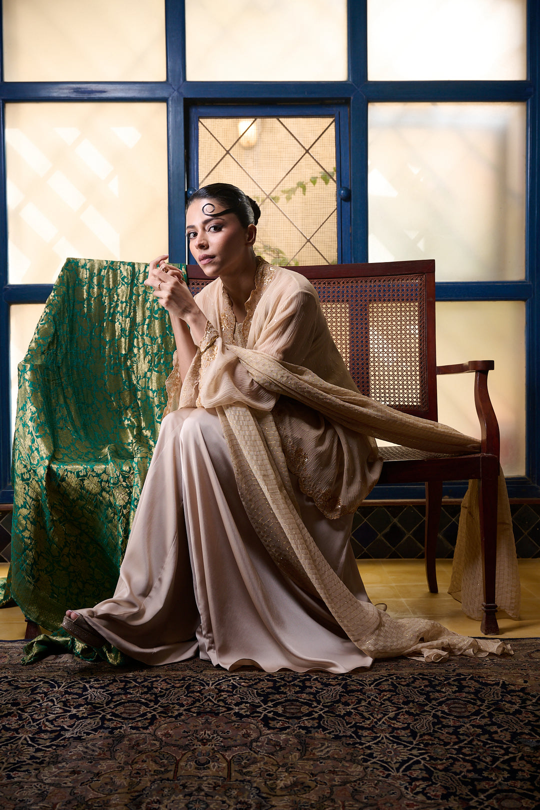 Maheen Khan - Layla - BIEGE - CHIFFON - 3 Piece