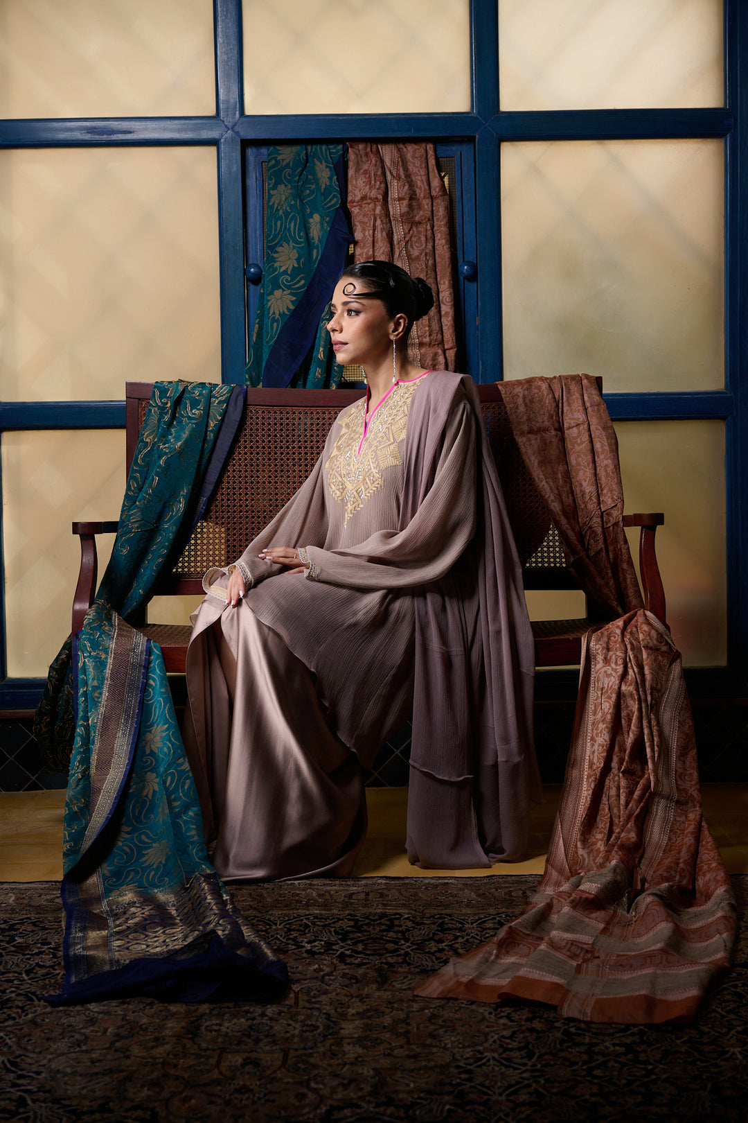 Maheen Khan - Pink Stone - CHIFFON - 3 Piece