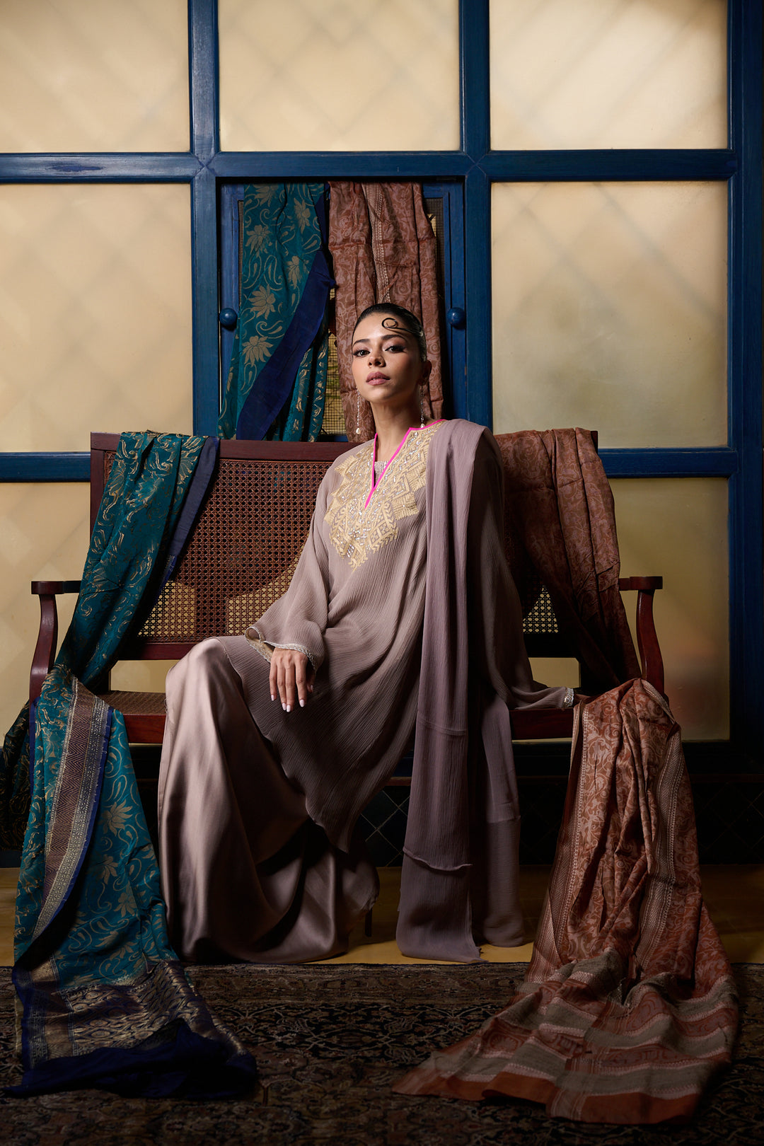 Maheen Khan - Pink Stone - CHIFFON - 3 Piece