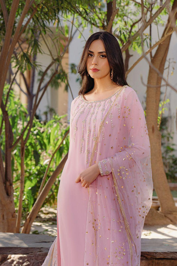 Natasha Kamal - Eve - Powder Pink - Georgette - 3 Piece
