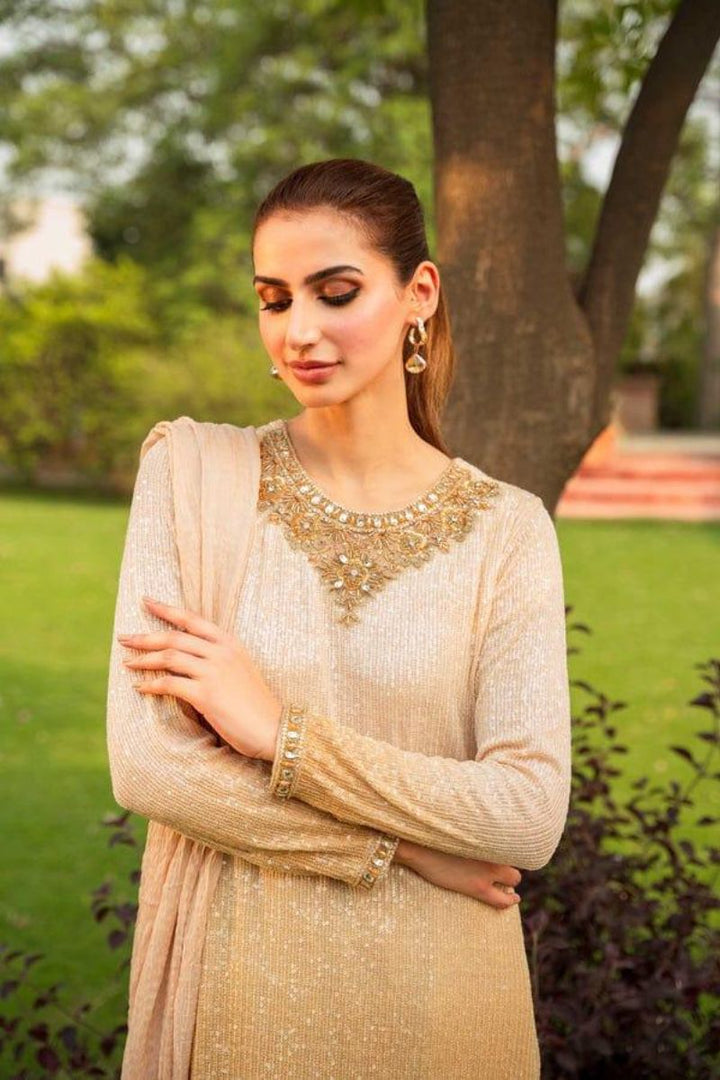 Natasha Kamal - Ombre Sequinned Suit - Paige