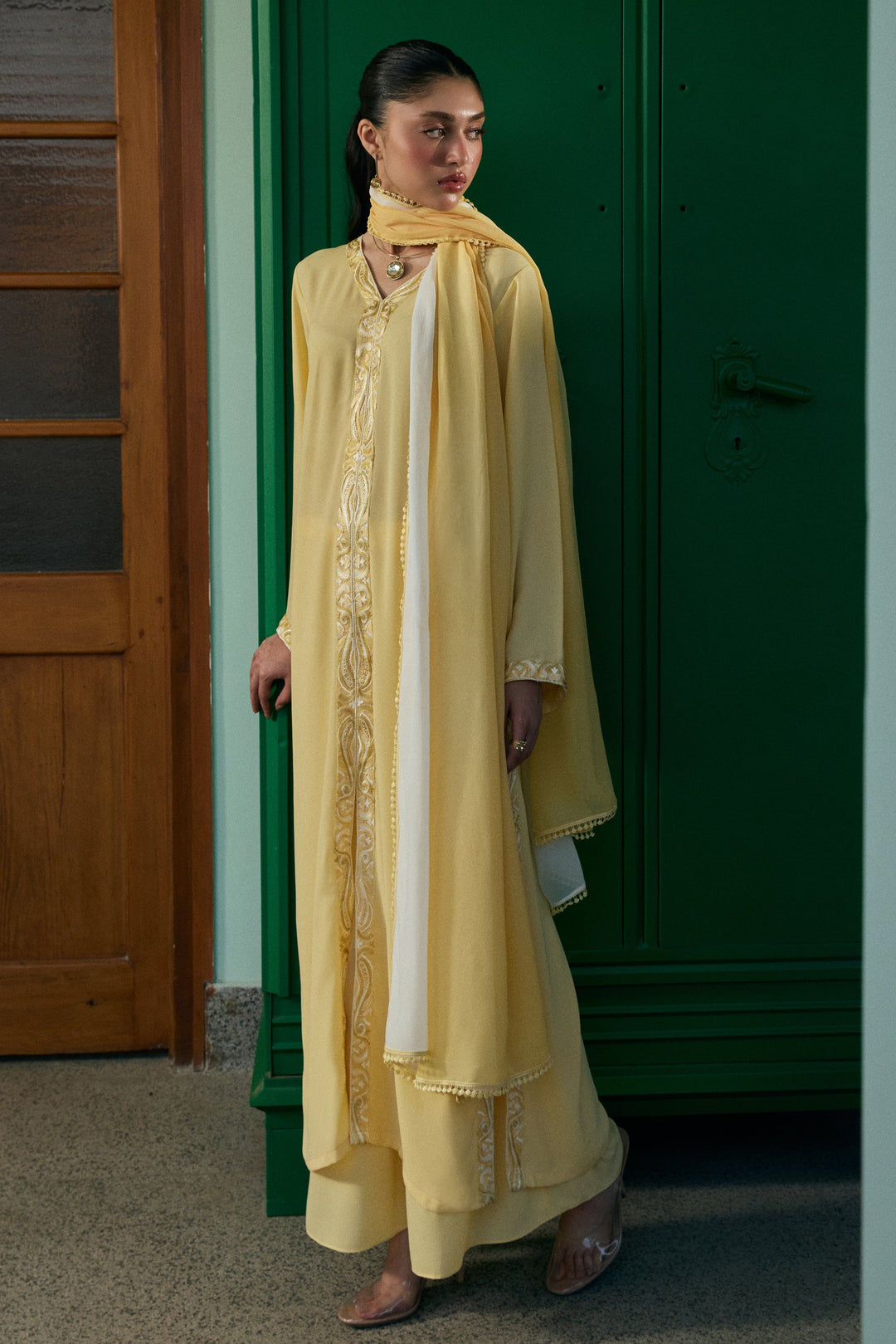 Natasha Kamal - Oran - Yellow - 3 Piece