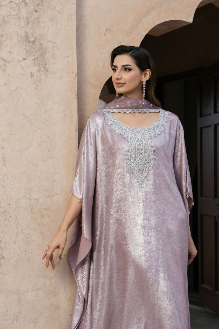 Natasha Kamal - ROSARIO - pink - Two Tonal Silk & Organza - 3 Piece