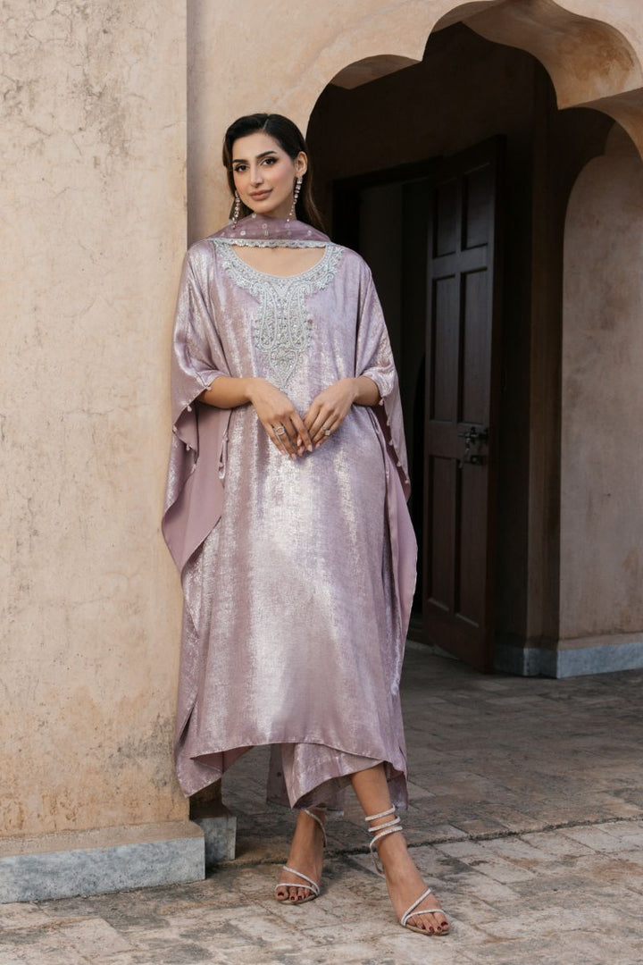 Natasha Kamal - ROSARIO - pink - Two Tonal Silk & Organza - 3 Piece
