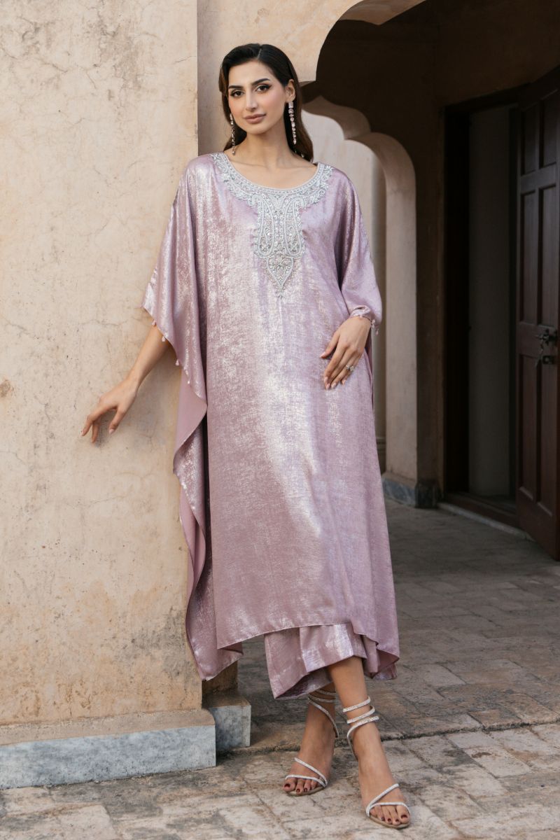 Natasha Kamal - ROSARIO - pink - Two Tonal Silk & Organza - 3 Piece