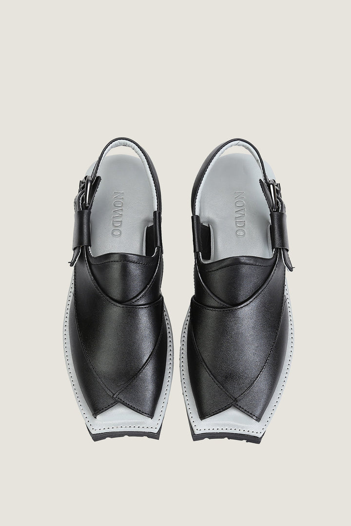 Navado - Kaptaan Chappal Black For Men