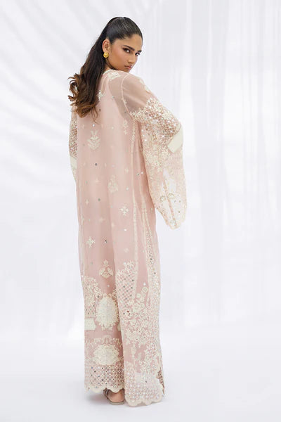 Sania Maskatiya - Navi Organza & Crepe Suit For Women - Blush Pink - 2 Piece