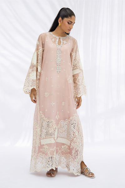 Sania Maskatiya - Navi Organza & Crepe Suit For Women - Blush Pink - 2 Piece