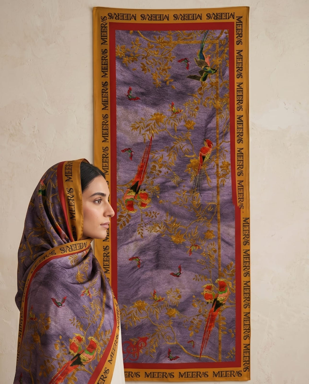 Nilofer Shahid - Lameez Scarf For Women