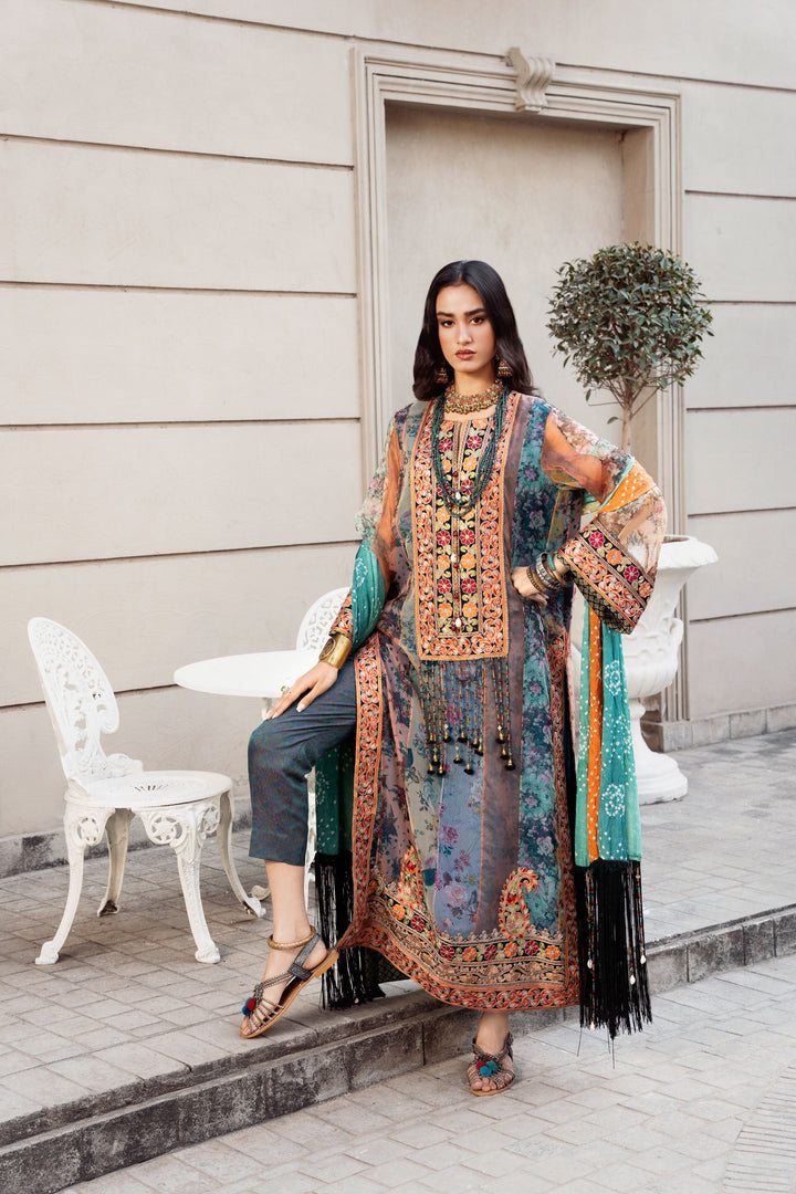 Nilofer Shahid - Sahira Suit For Women - 3 Piece