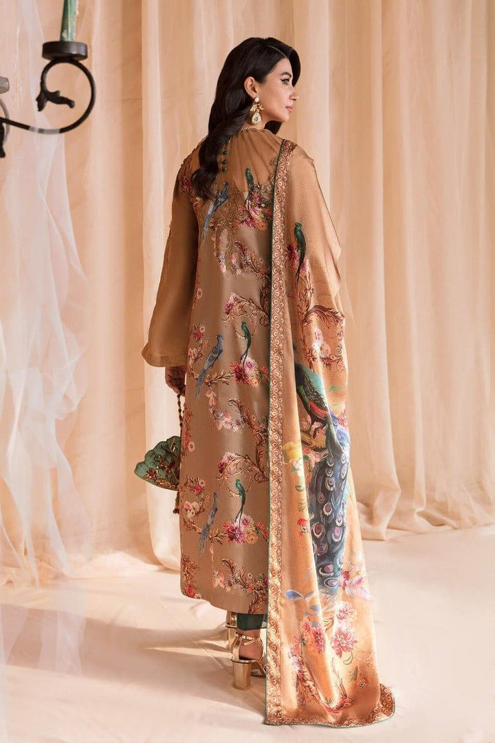 Nilofer Shahid - Turquoise blaze - Embroidered - 3 Piece