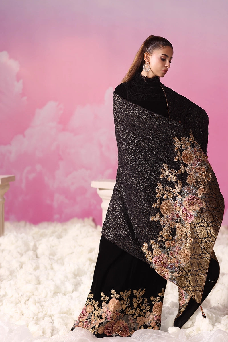 Musferah Saad - Noir Blossom - 2 Piece