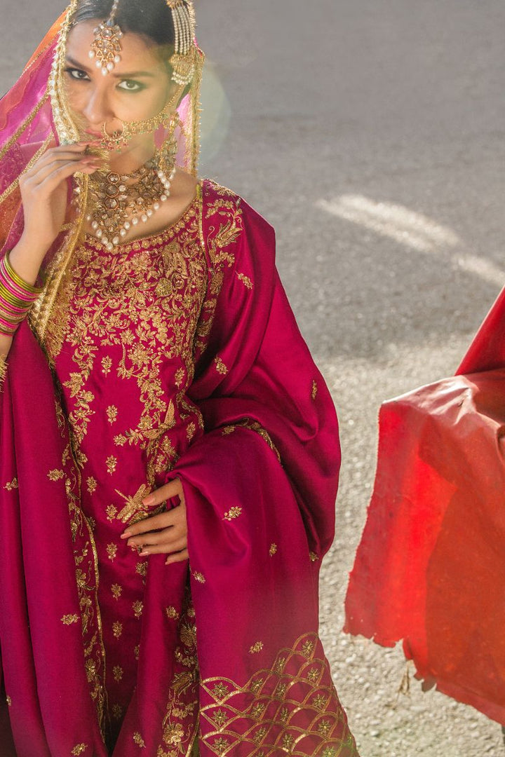 Pinktree - Noor Jahan - Magenta - 3 Piece