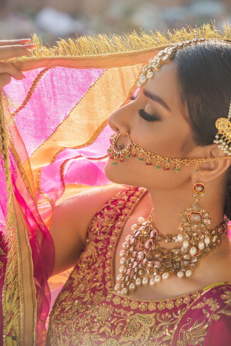 Pinktree - Noor Jahan - Magenta - 3 Piece