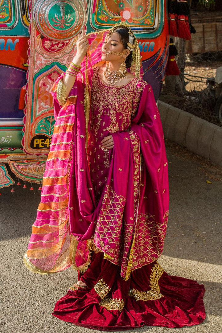 Pinktree - Noor Jahan - Magenta - 3 Piece