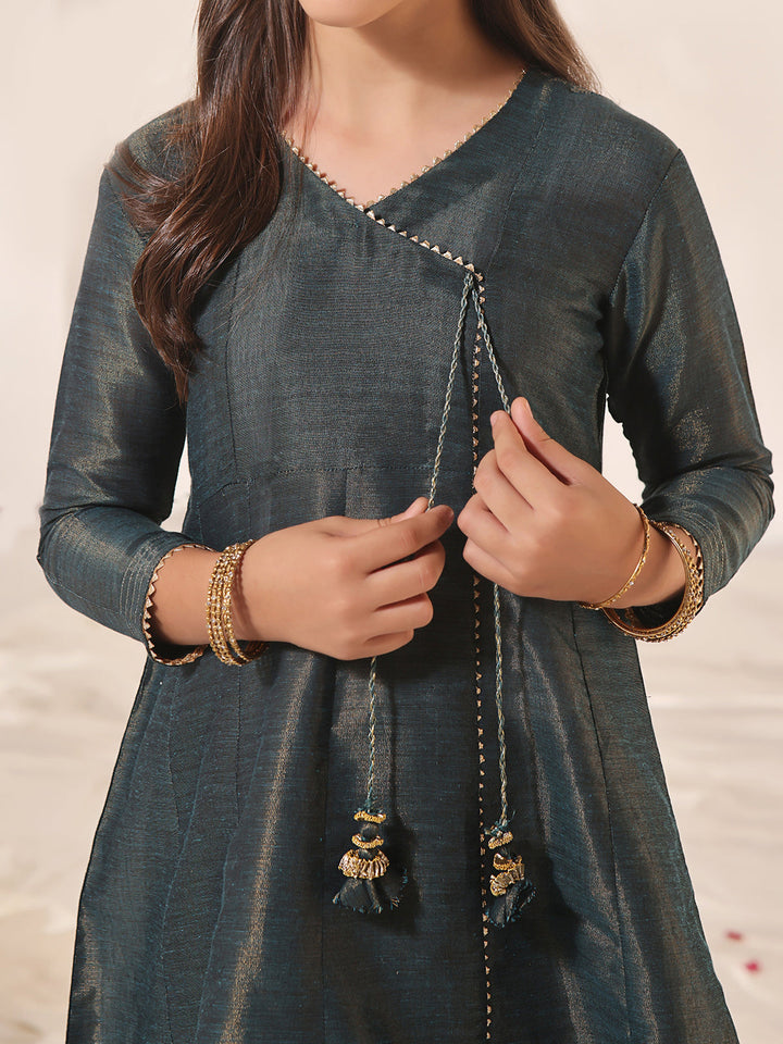 Oaks - Fancy Pret Kurti Masoori Dark Brown  - 1 Piece