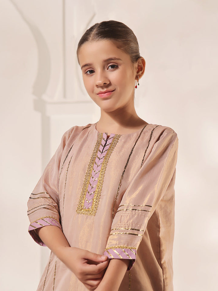 Oaks - Fancy Pret Kurti Masoori Light Purple  - 1 Piece