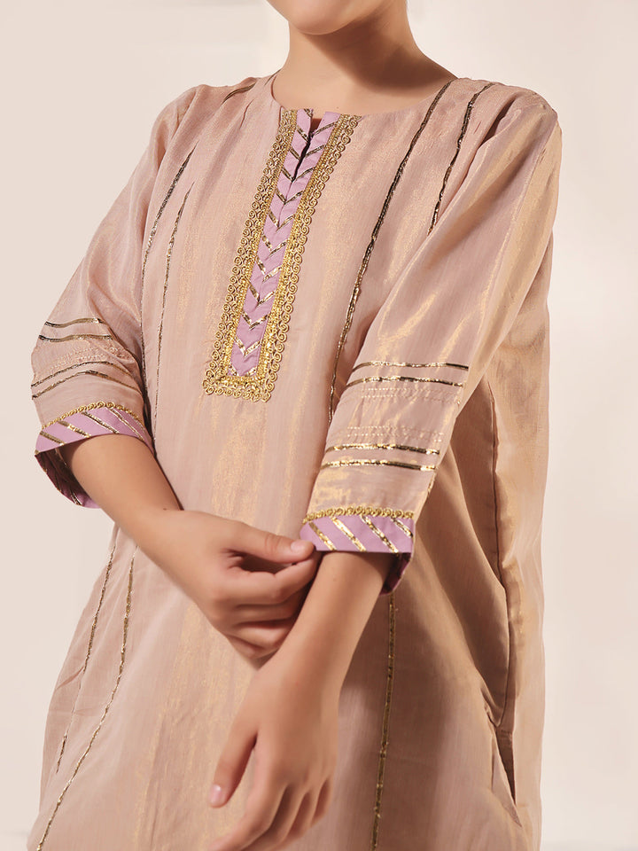 Oaks - Fancy Pret Kurti Masoori Light Purple  - 1 Piece