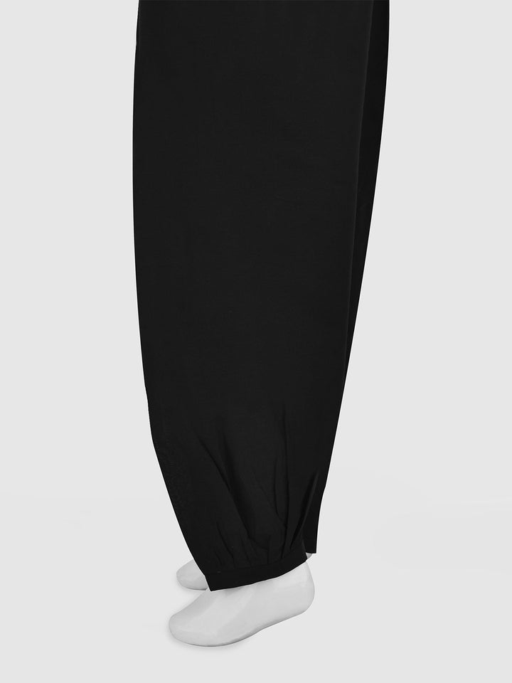 Oaks - Girls' Black Dyed Lawn Shalwar  - 1 Piece