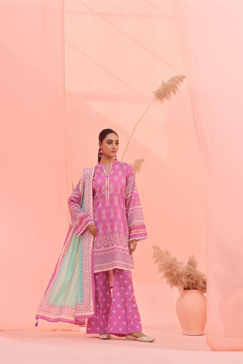 Oaks - Lavender Lawn Printed - 3 Piece - Unstitch