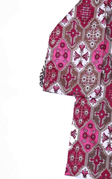Oaks - Magenta Printed Kurti - 1 Piece