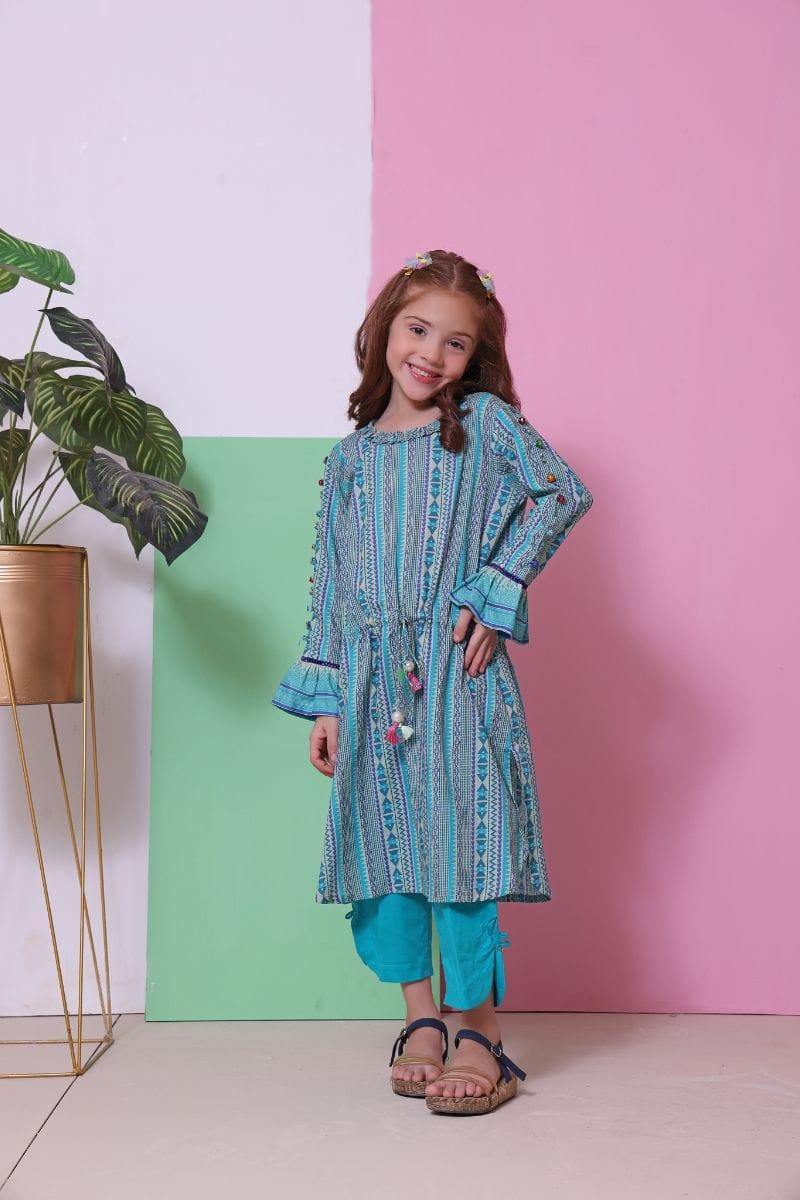Oaks - Neelophar - Printed Kurti Lawn 1 Piece