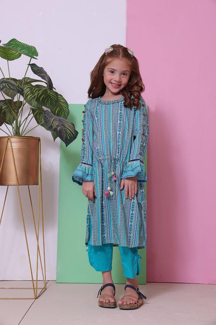 Oaks - Neelophar - Printed Kurti Lawn 1 Piece