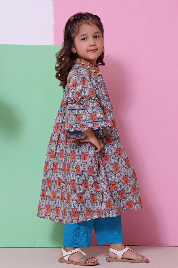 Oaks - Nigar - Printed Kurti Lawn 1 Piece